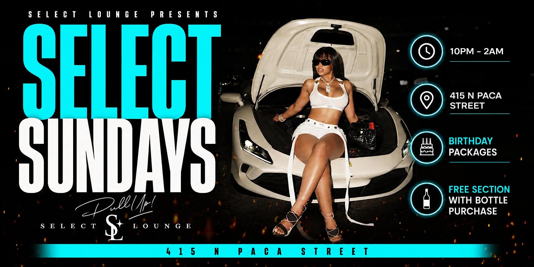 SELECT SUNDAY at SELECT LOUNGE – Baltimore, MD