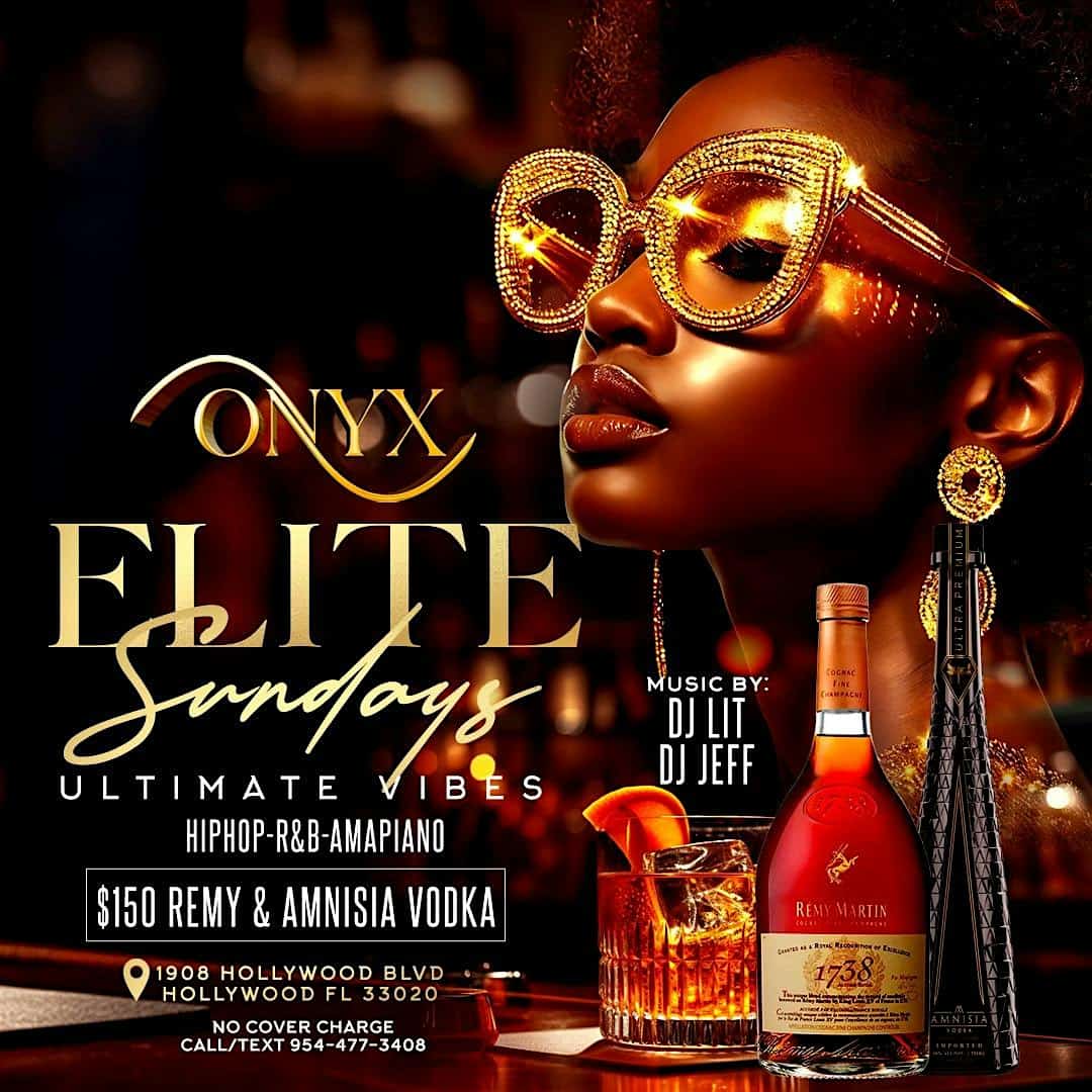 Elite Sundays at Onyx Lounge – Hollywood, FL