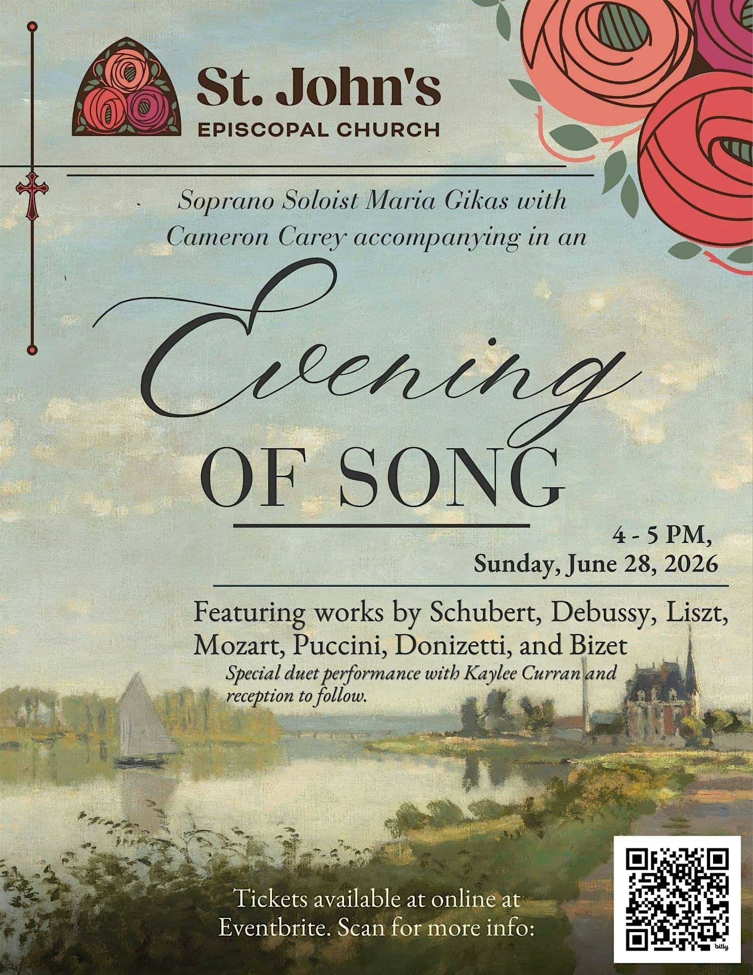 An Evening of Song at St John’s Episcopal Church – College Park, GA