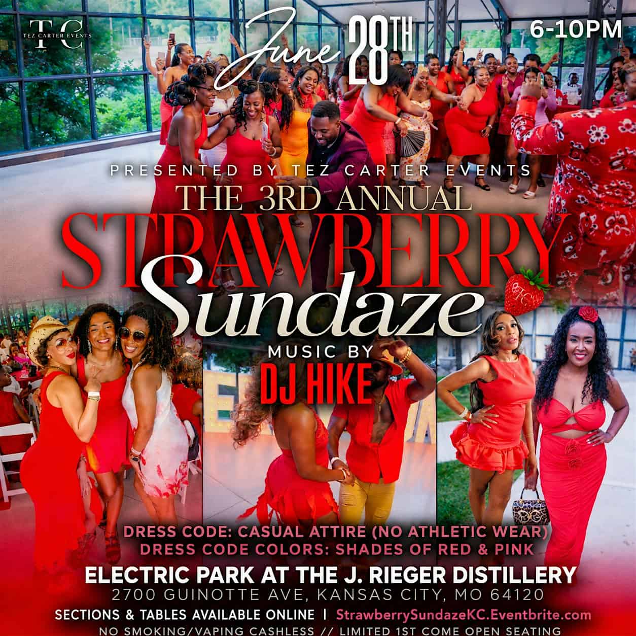 The 3rd Annual Strawberry Sundaze at Electric Park Garden Bar – Kansas City, MO