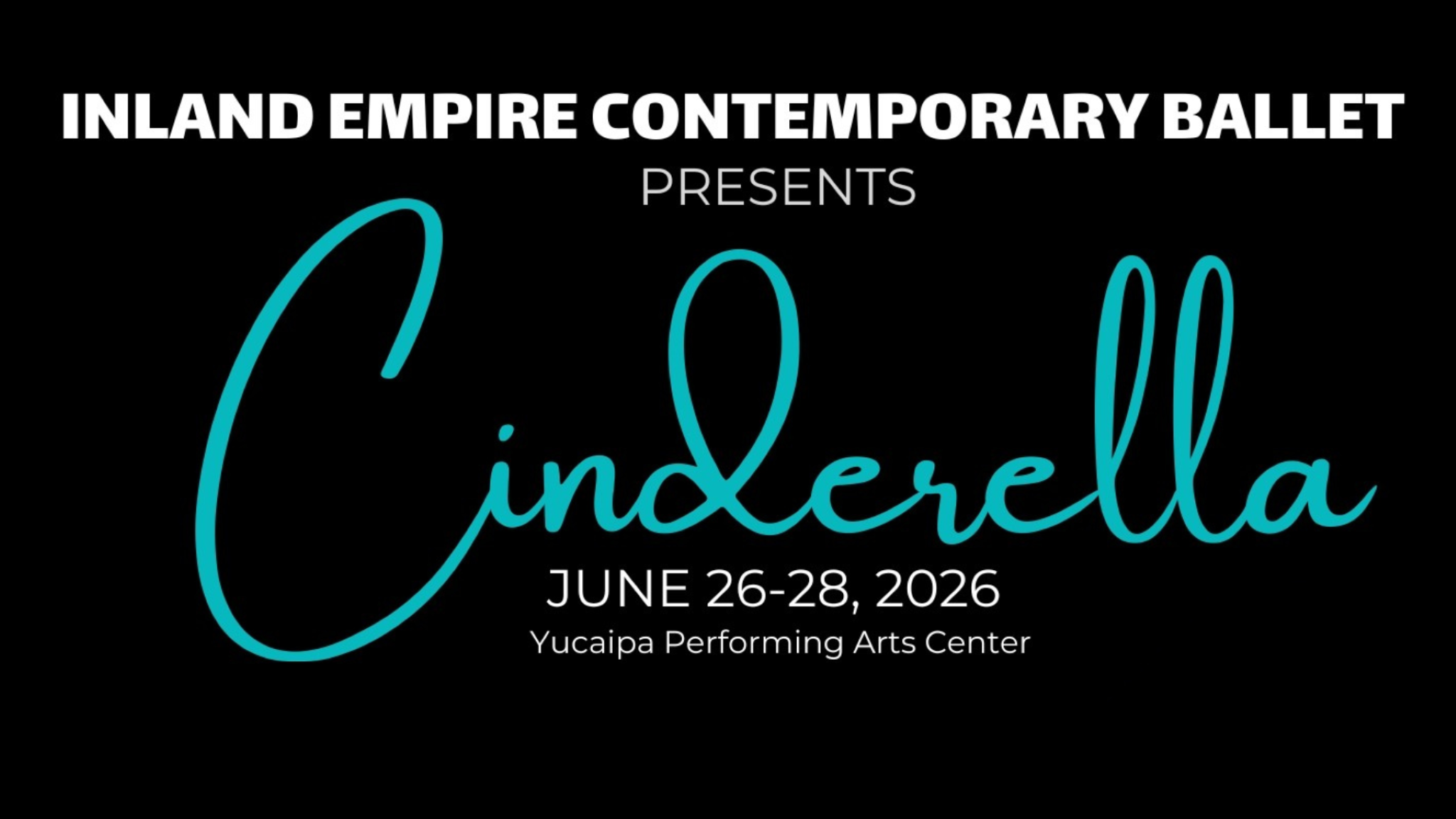Cinderella Ballet at Yucaipa Performing Arts Center Indoor Theatre – Yucaipa, CA