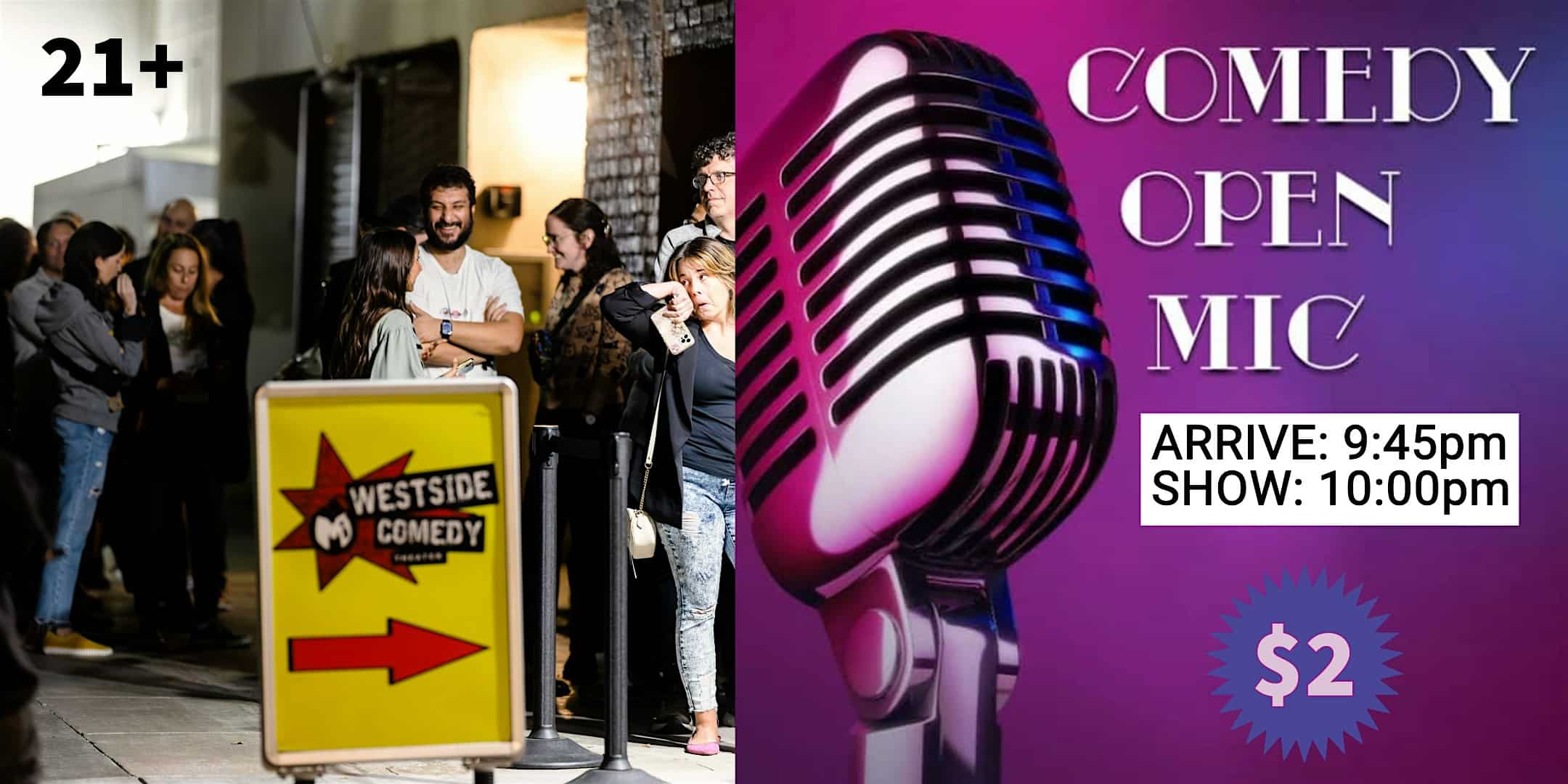 Tuesday Open Mic at Westside Comedy Theater – Santa Monica, CA