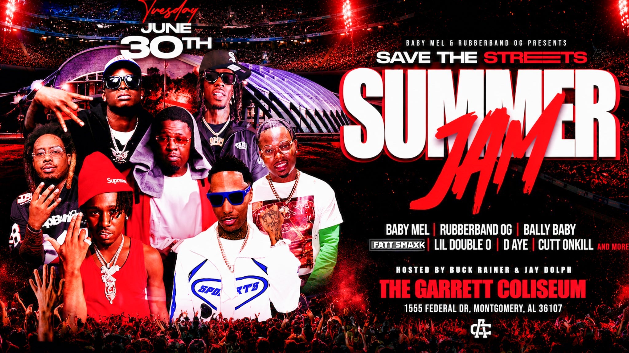 Save The Streets Summer Jam at Garrett Coliseum – Montgomery, AL