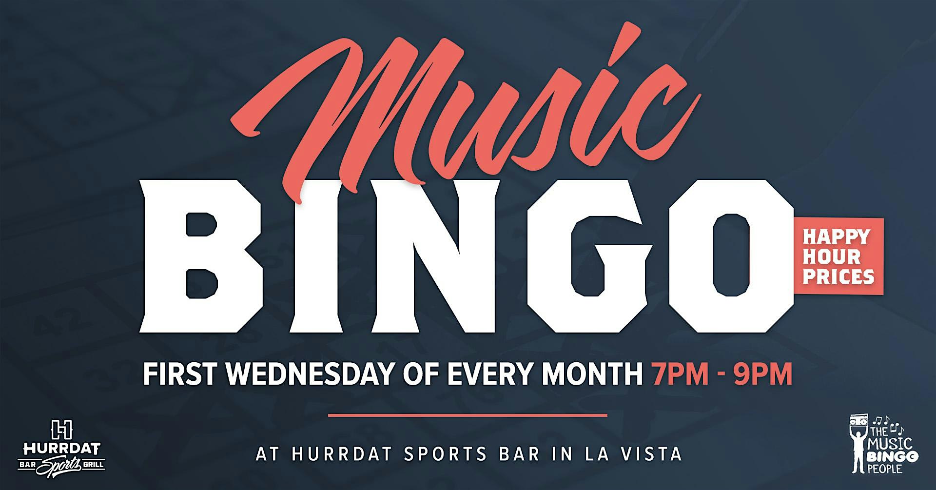 Music Bingo! at Hurrdat Sports Bar & Grill – La Vista, NE