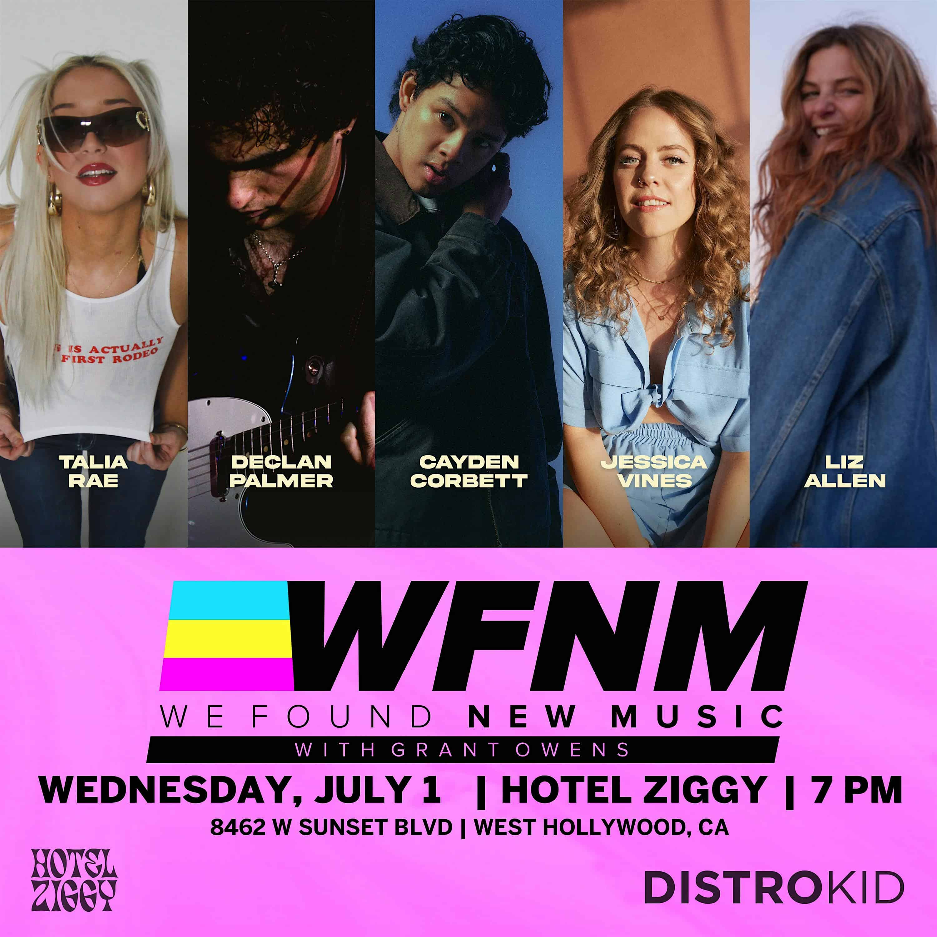 Cayden Corbett/Jessica Vines/Talia Rae/Liz Allen/Declan Palmer at Hotel Ziggy Los Angeles – West Hollywood, CA