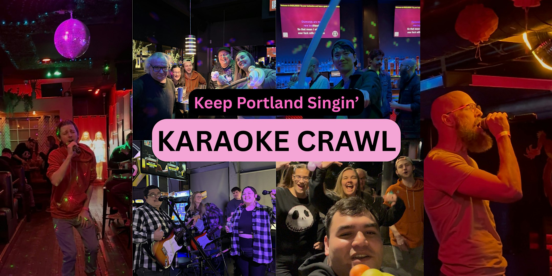 Keep Portland Singin’ Karaoke Crawl (Wednesday) at Ground Kontrol Classic Arcade and Bar – Portland, OR