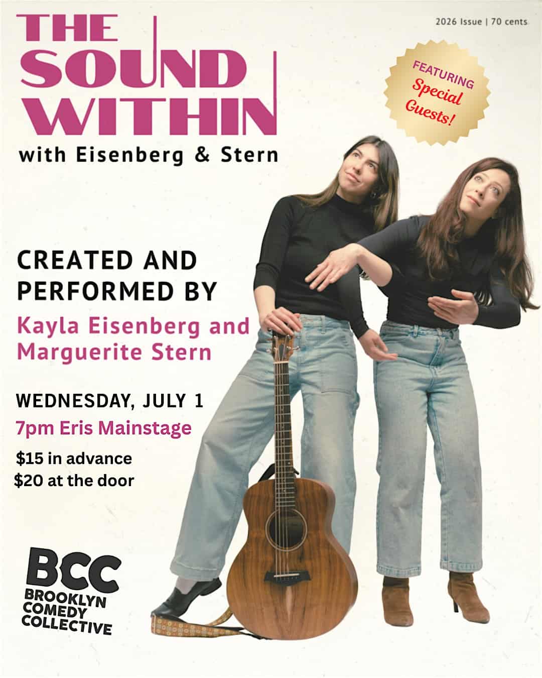 The Sound Within with Eisenberg & Stern at Brooklyn Comedy Collective – Brooklyn, NY