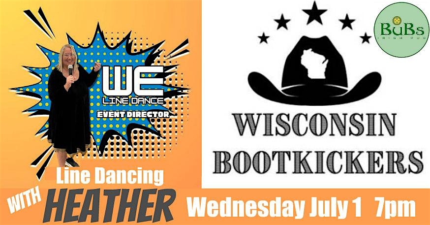 Line Dancing with Heather Joffer / Bubs Germantown / FREE at Bubs Irish Pub – Germantown, WI