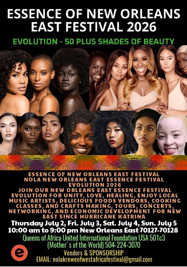 NEW ORLEANS CULTURE ESSENCE FEST 2026 at Read Boulevard East – New Orleans, LA