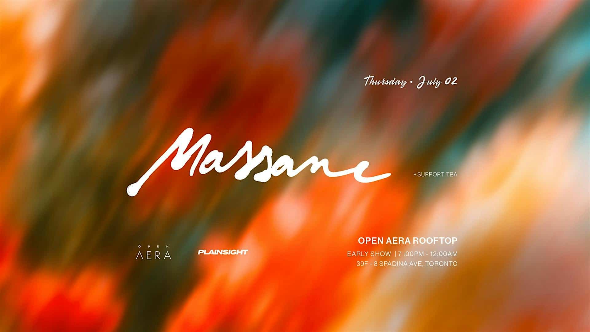 MASSANE | Sunset Rooftop Party at Aera – Toronto, ON