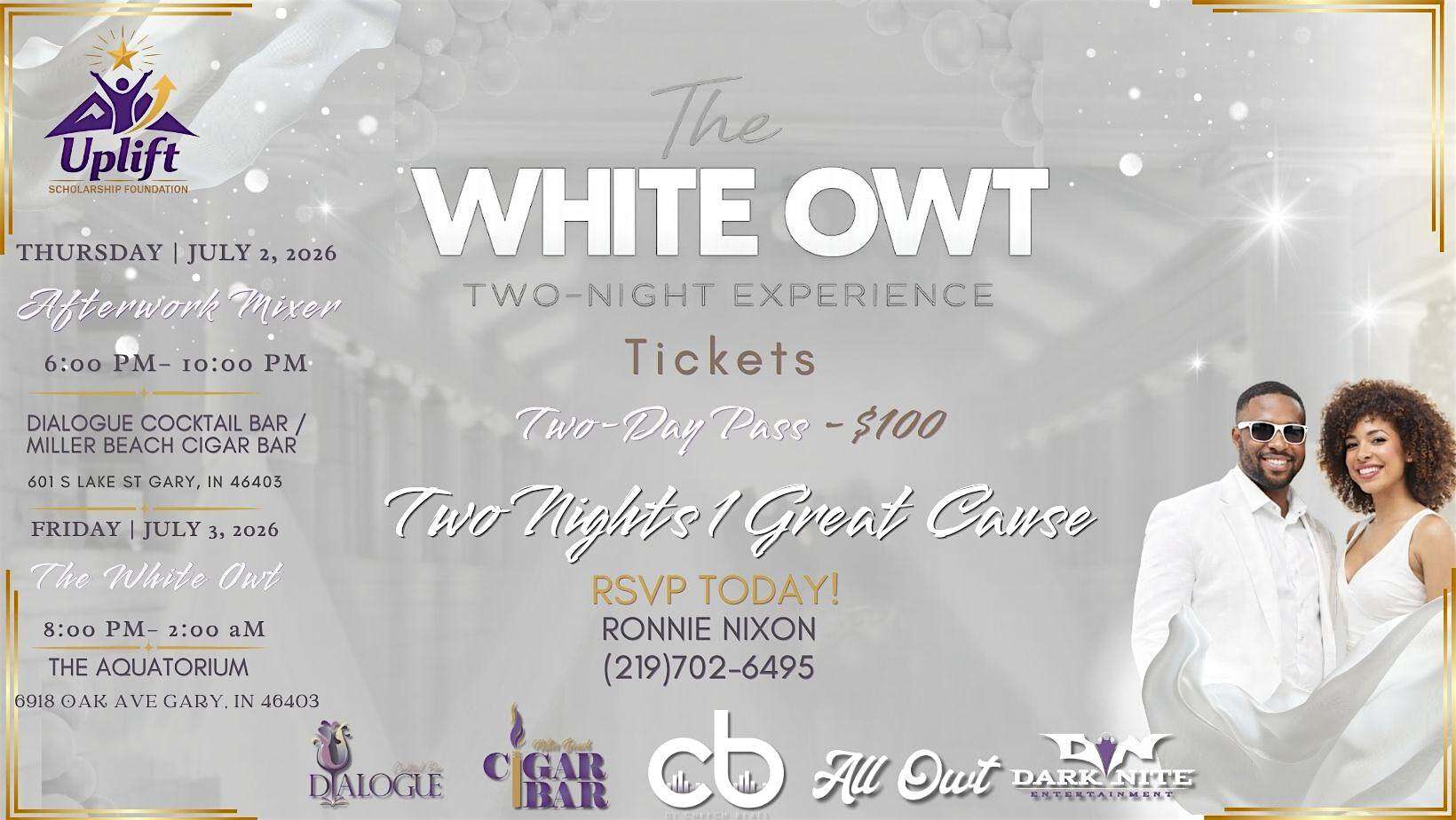 The White Owt Two-Night Experience at Miller Beach/Marquette Park Aquatorium – Gary, IN