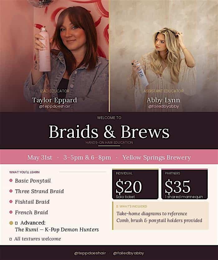 Braids & Brews at West Side Brewing – Cincinnati, OH