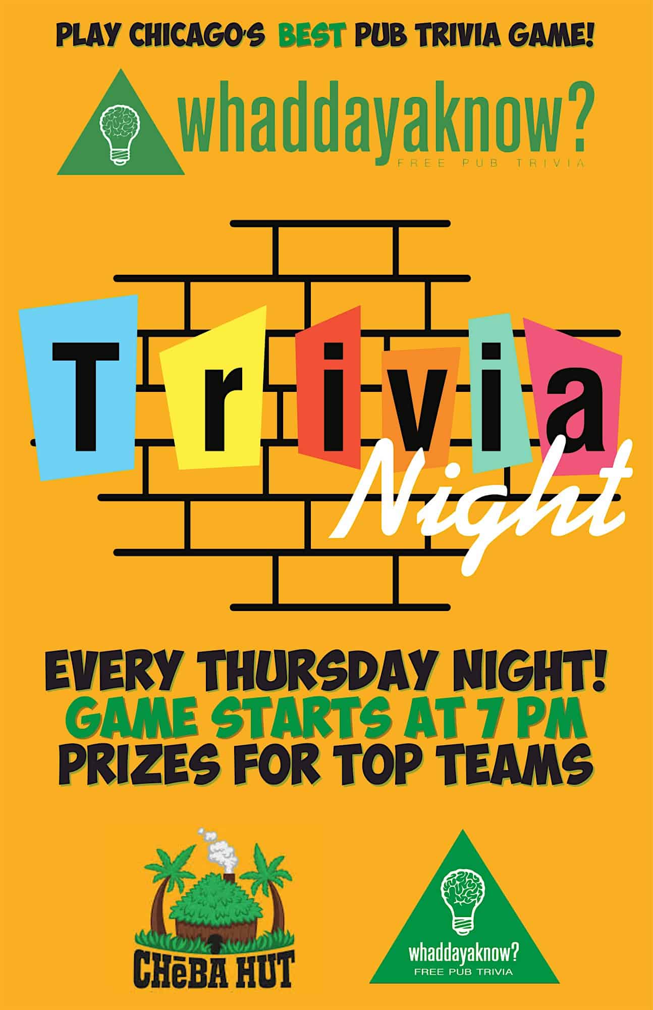 Trivia at 3412 N Sheffield Ave – Chicago, IL