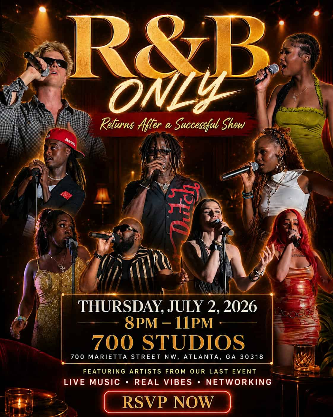 R&B Only!! at 700 Marietta St NW – Atlanta, GA