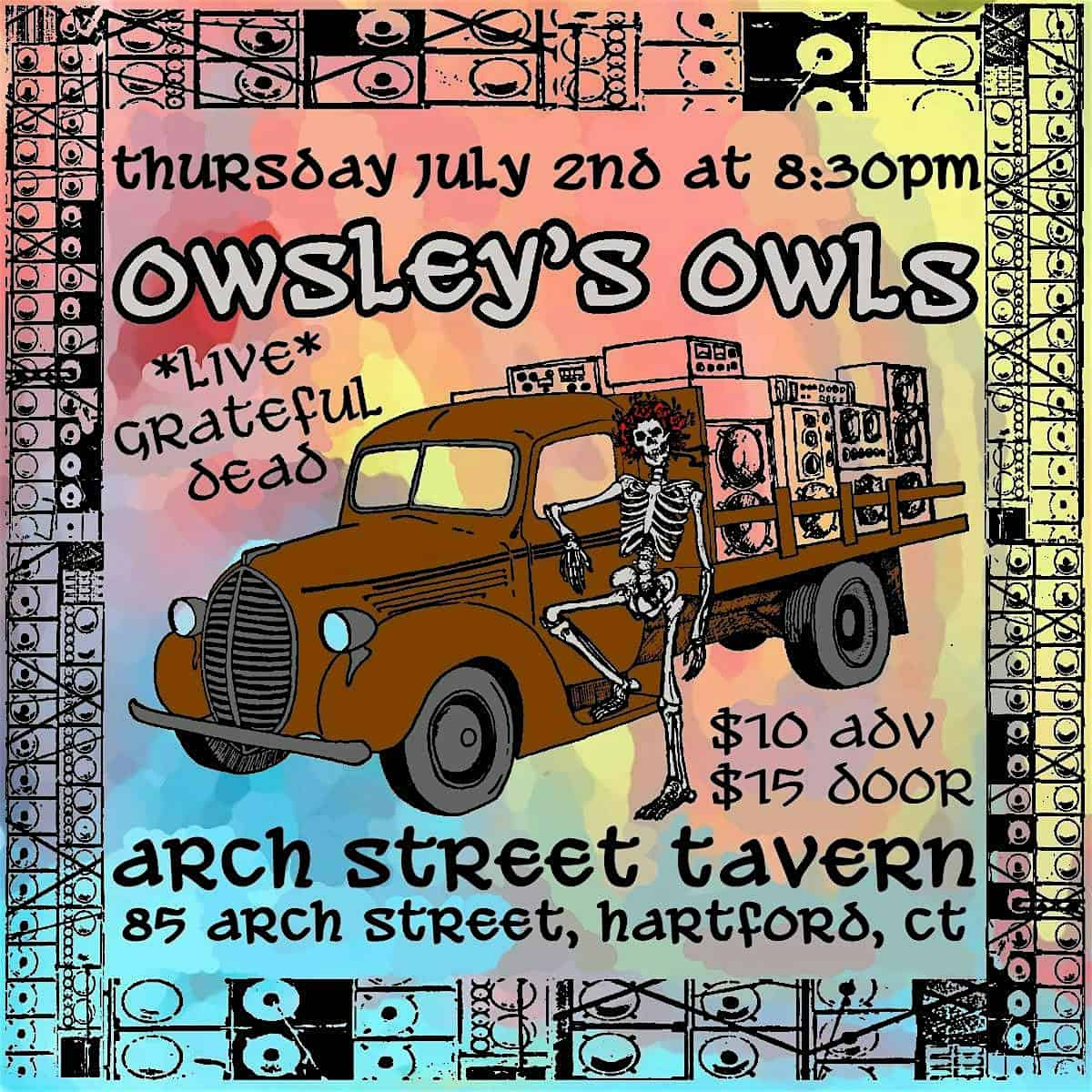 Owsley’s Owls at Arch Street Tavern at Arch Street Tavern – Hartford, CT