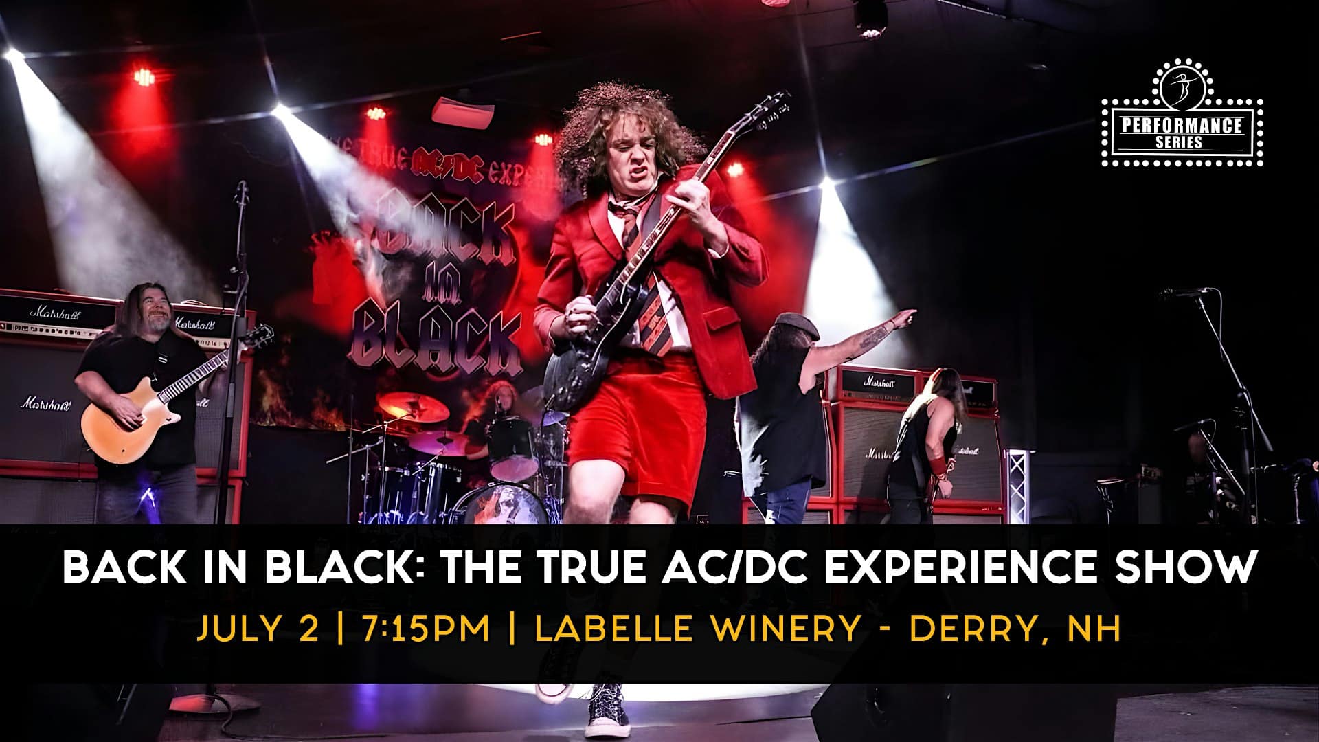 Back in Black Concert: The True AC/DC Experience at LaBelle Winery Derry at LaBelle Winery – Derry – Derry, NH