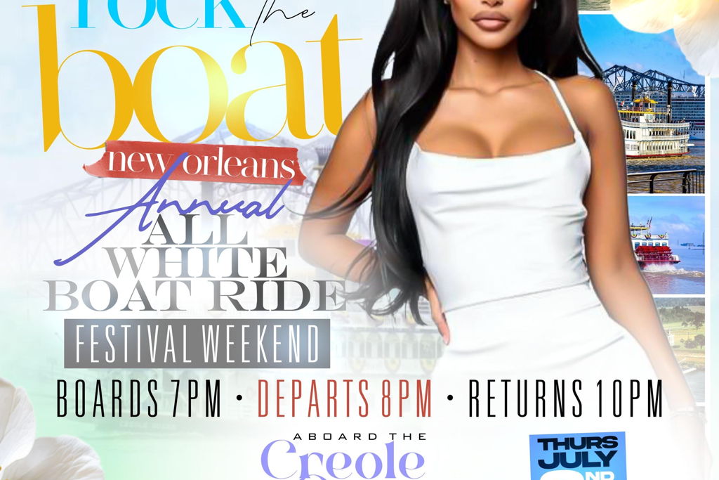 ROCK THE BOAT ANNUAL ALL WHITE BOAT RIDE PARTY BIG FESTIVAL WEEKEND 2026 at – New Orleans, LA