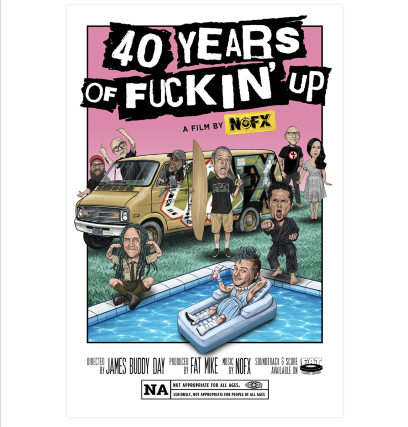 *SOLD OUT* 40 YEARS OF FUC#IN’ UP – A NOFX Film Sreening at Sidestage – Winnipeg, Canada