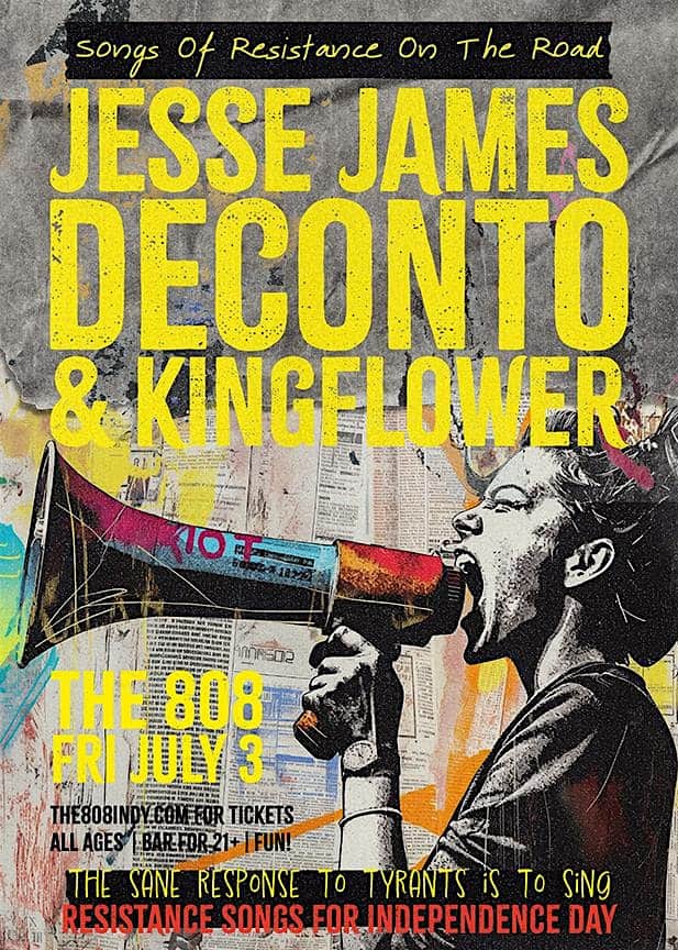 Jesse James Deconto w/ Kingflower live at The 808 at The 808 at Indy CD & Vinyl – Indianapolis, IN