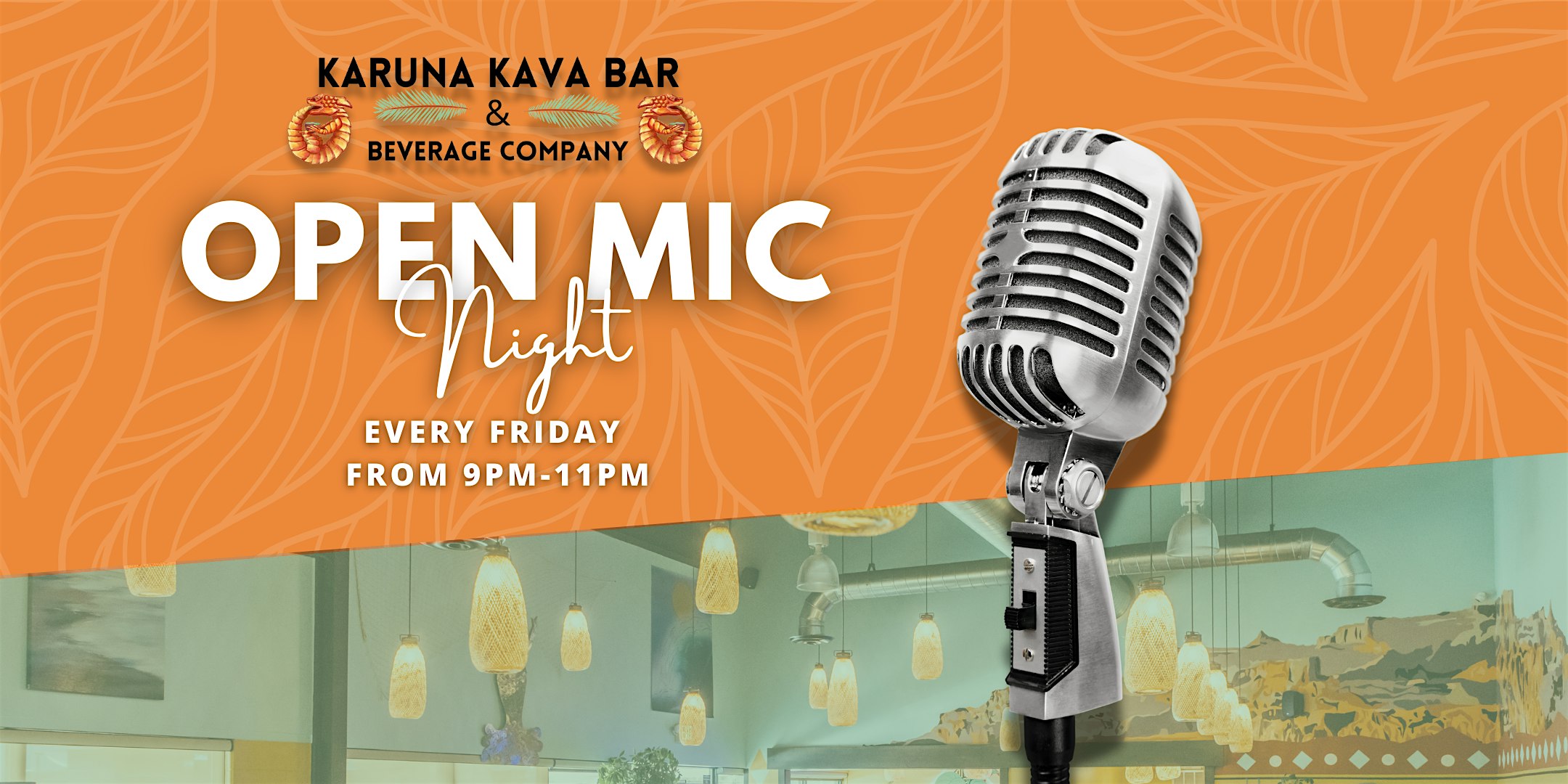 Open Mic Night at Karuna Kava at Karuna Kava & Tea – Garden City, ID