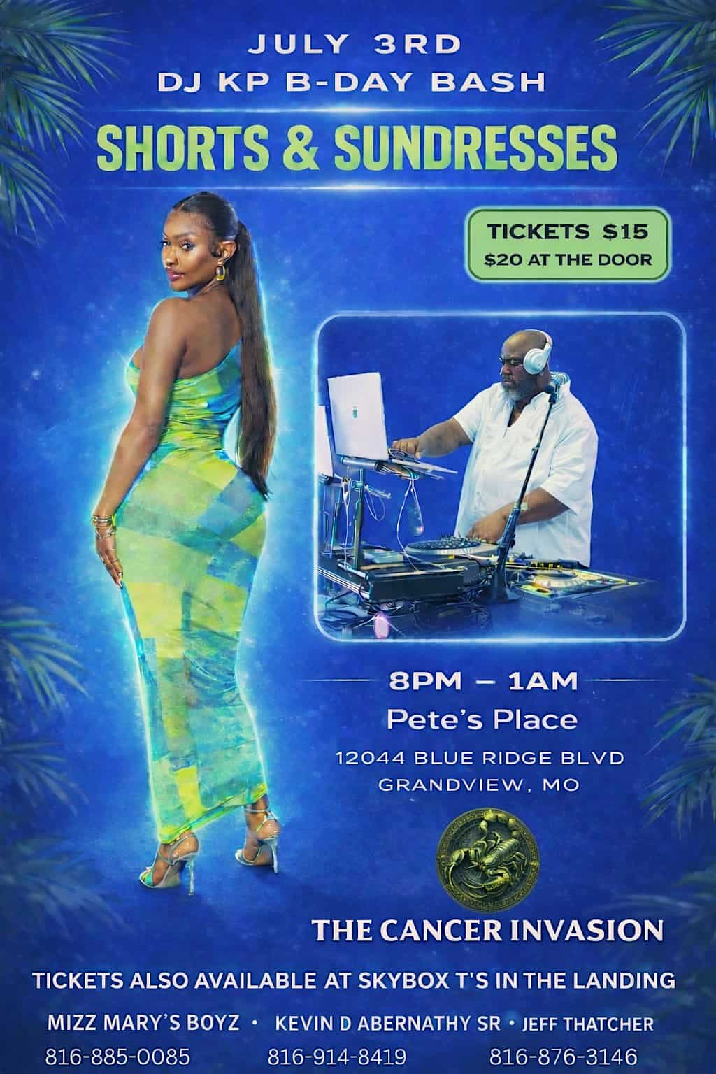SHORTS AND SUNDRESSES at Pete’s Place Restaurant & Lounge – Grandview, MO