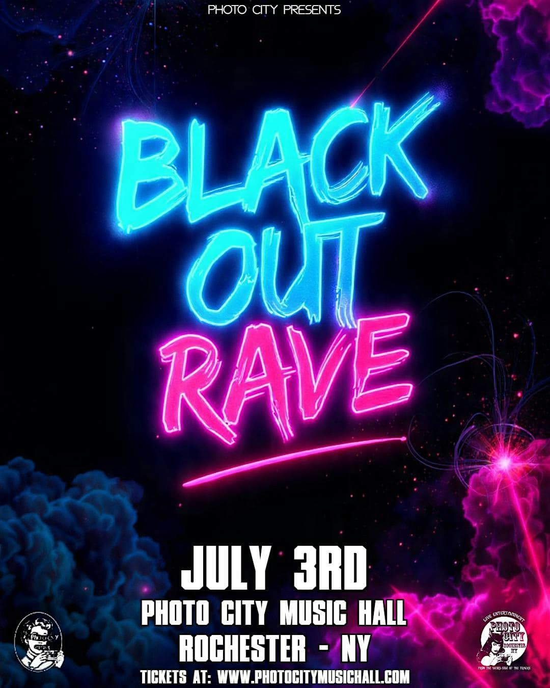 Black Out Rave – Rochester, NY at Photo City Music Hall – Rochester, NY