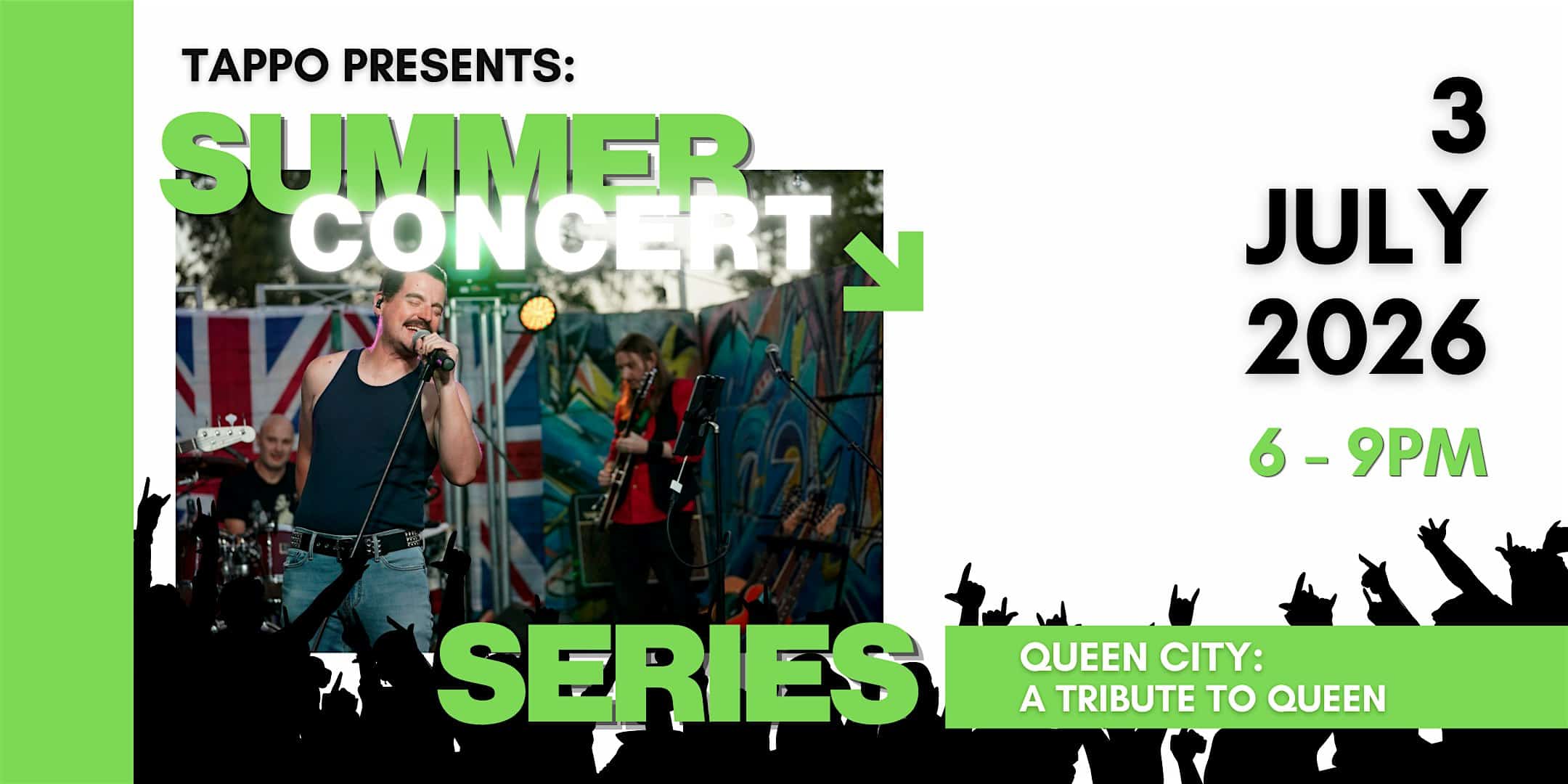 Tappo Summer Street Concert Series: Queen City – A Tribute to Queen at Ellicott Street – Buffalo, NY