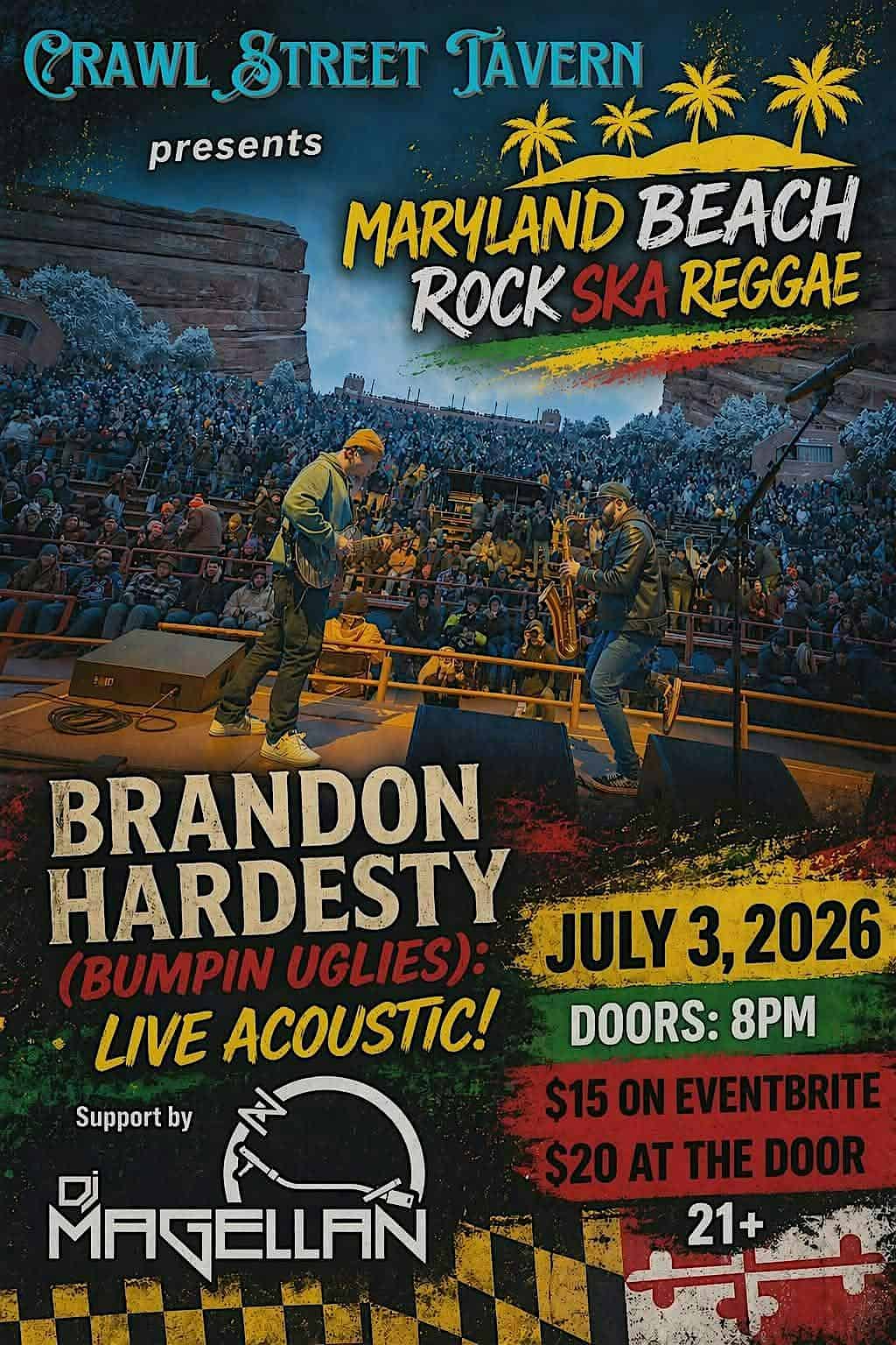 Brandon Hardesty (of Bumpin Uglies) at Crawl Street Tavern! at Crawl Street Tavern – Ocean City, MD