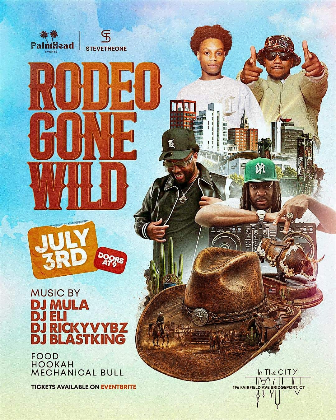 Rodeo Gone wild at In The City – Bridgeport, CT