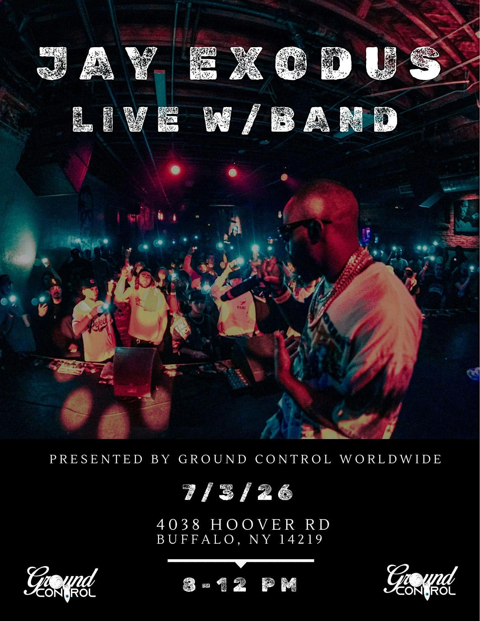 Jay Exodus: Live w/ Band at 4038 Hoover Rd – Buffalo, NY