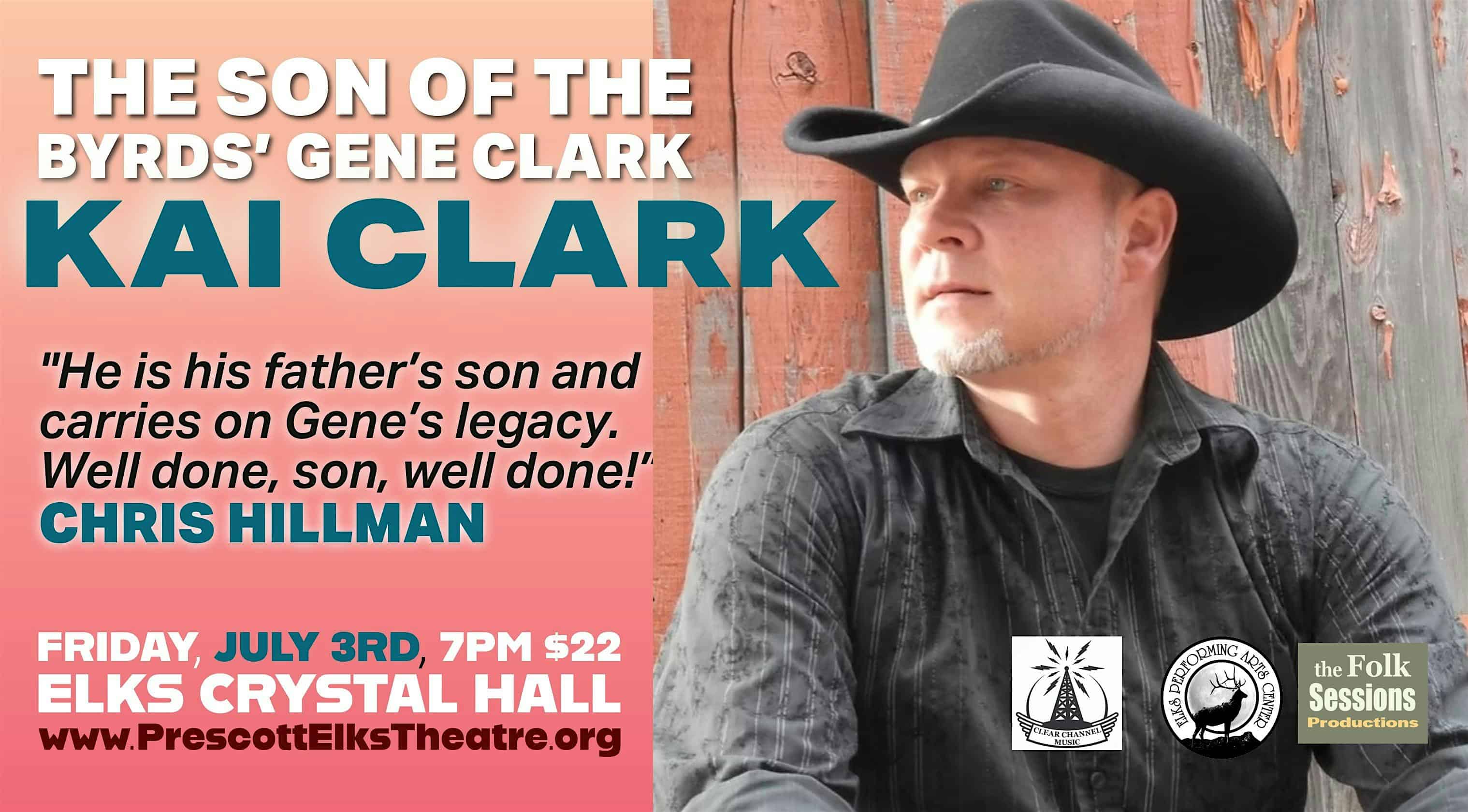 Kai Clark in Concert at Prescott Elks Performing Arts Center Ballroom – Prescott, AZ