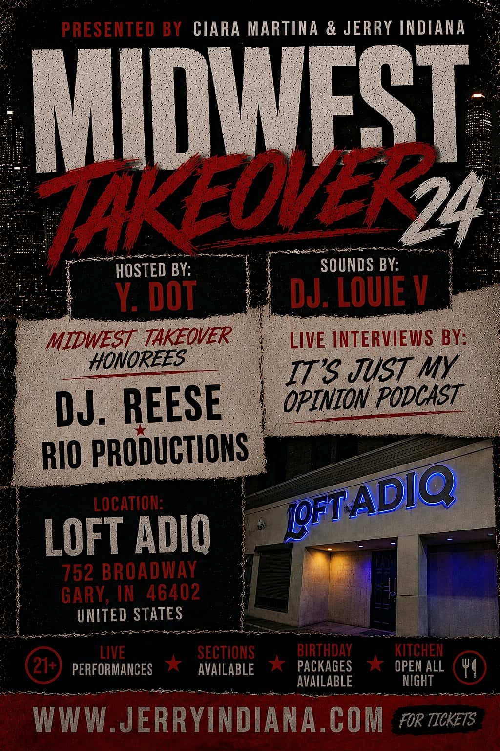 Midwest Takeover 24 at 752 Broadway – Gary, IN