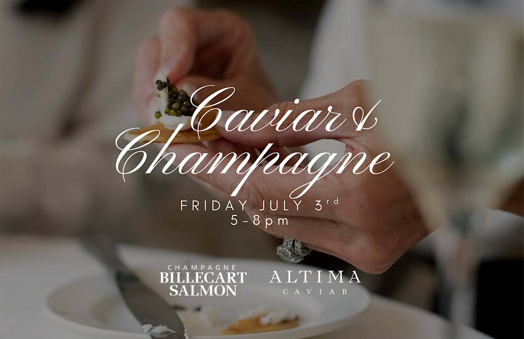 Caviar & Champagne at The Baker House 1650 – East Hampton, NY