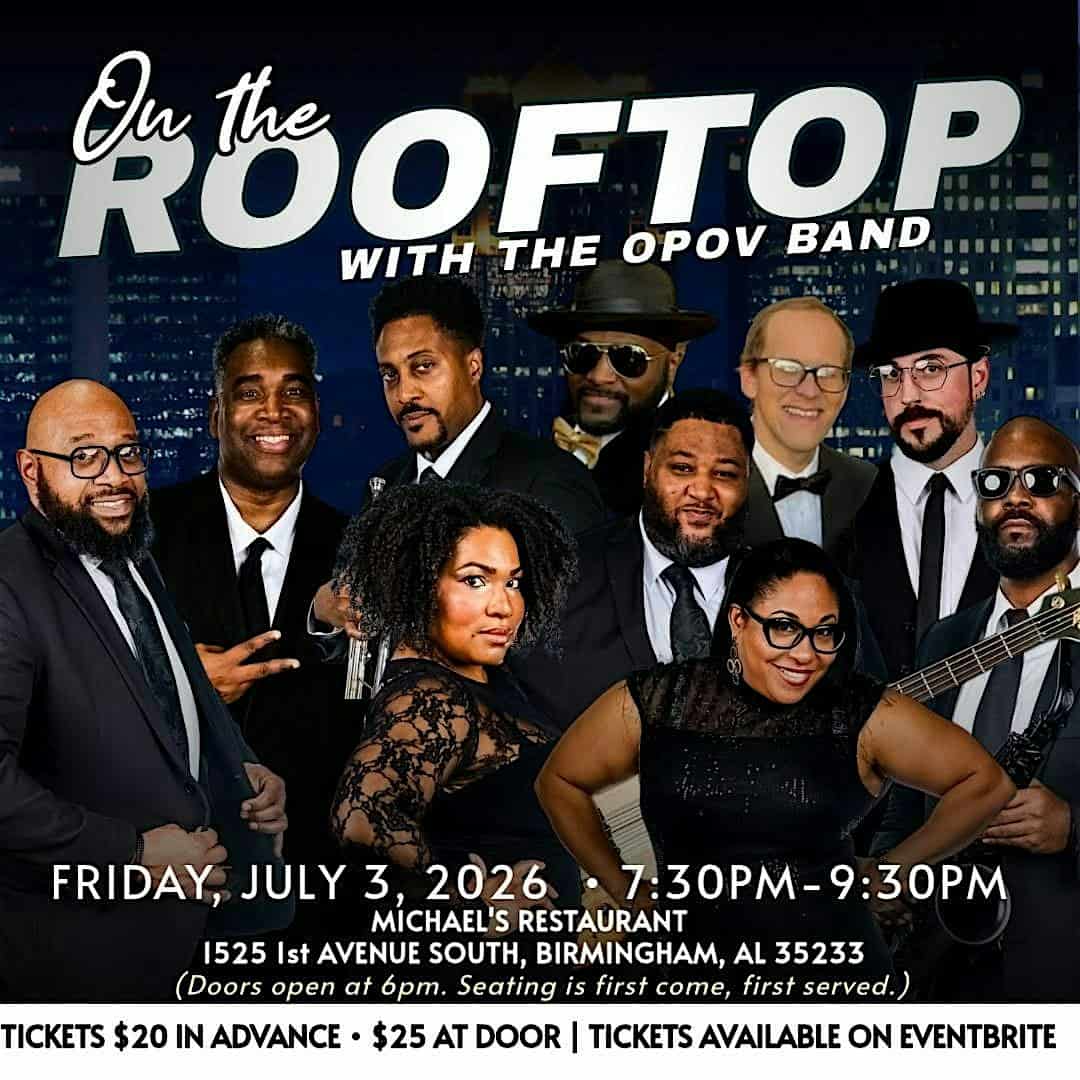On the Rooftop with OPOV Band “Summer Edition” at Michaels, Birmingham – Birmingham, AL