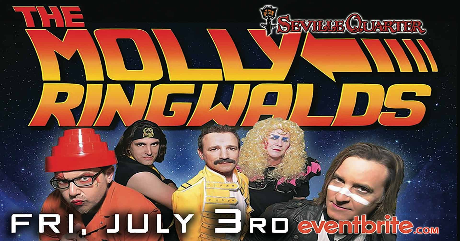 The Molly Ringwalds Concert: July 2026 at Seville Quarter – Pensacola, FL