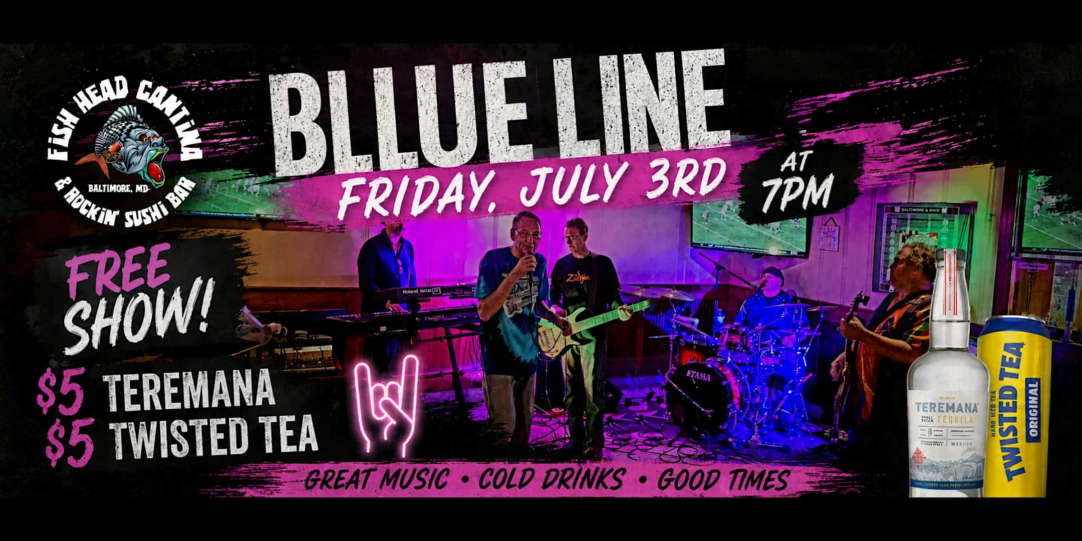 Blue Line at Fish Head Cantina – Halethorpe, MD