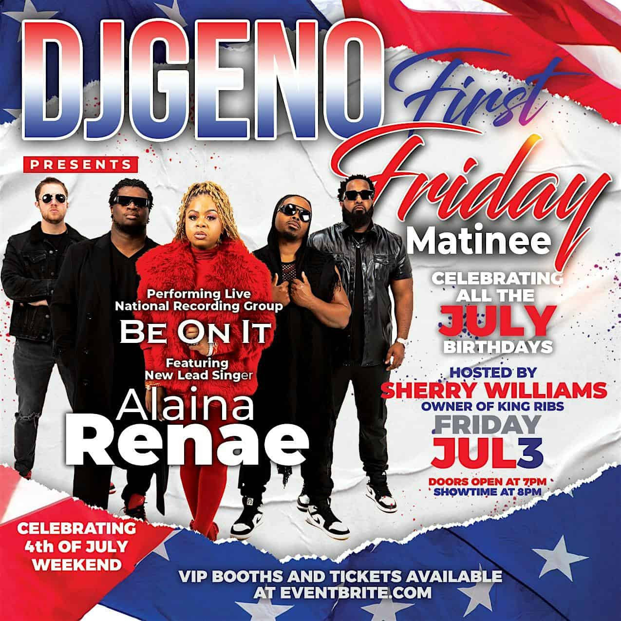 Dj Geno’s first Friday matinee at Allstars be on it featuring Alaina Renae at All Stars Sports Lounge & Grill – Indianapolis, IN
