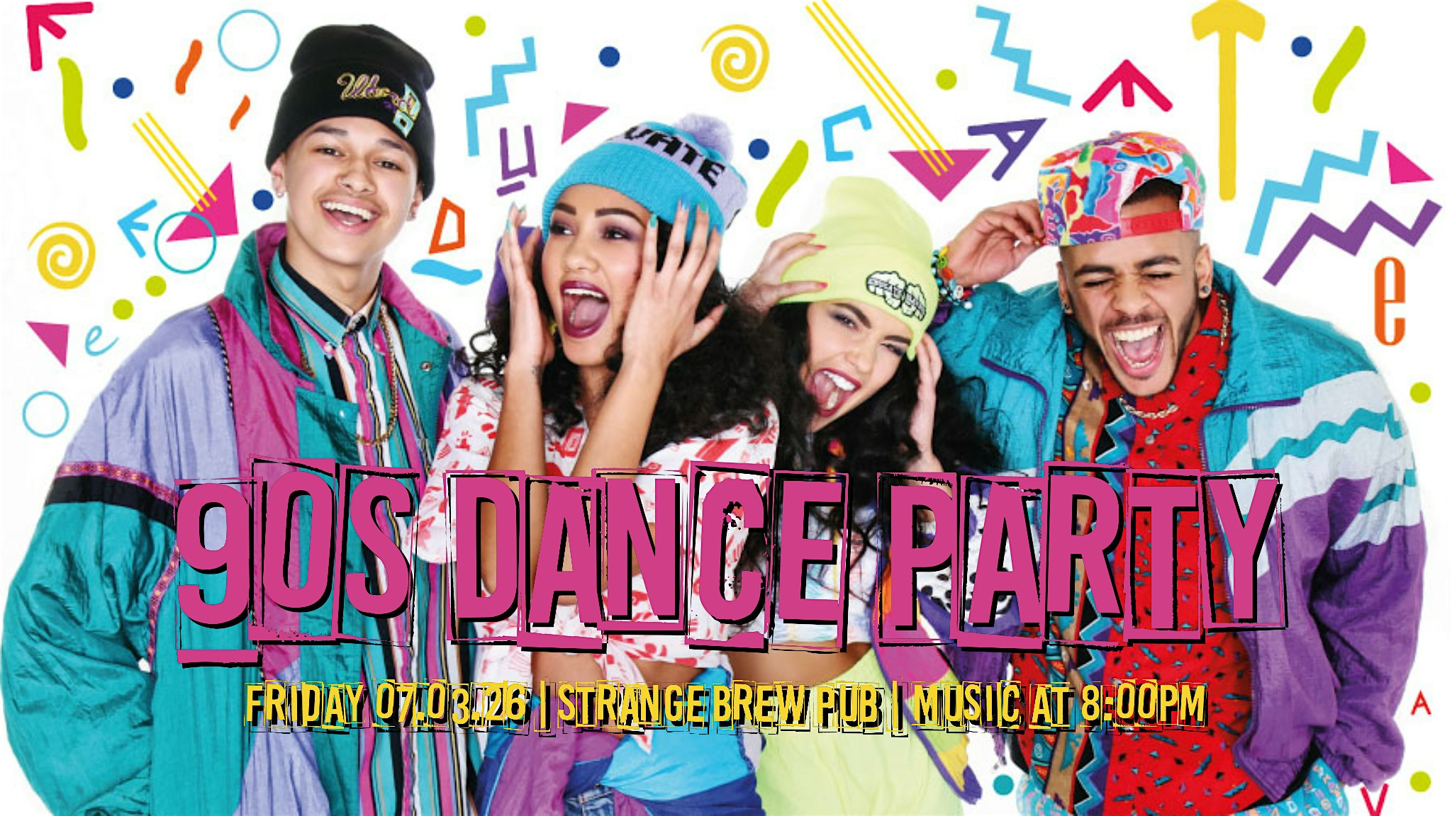 90s Dance Party (Fireworks Afterparty) at Strange Brew Pub – Norwich, CT