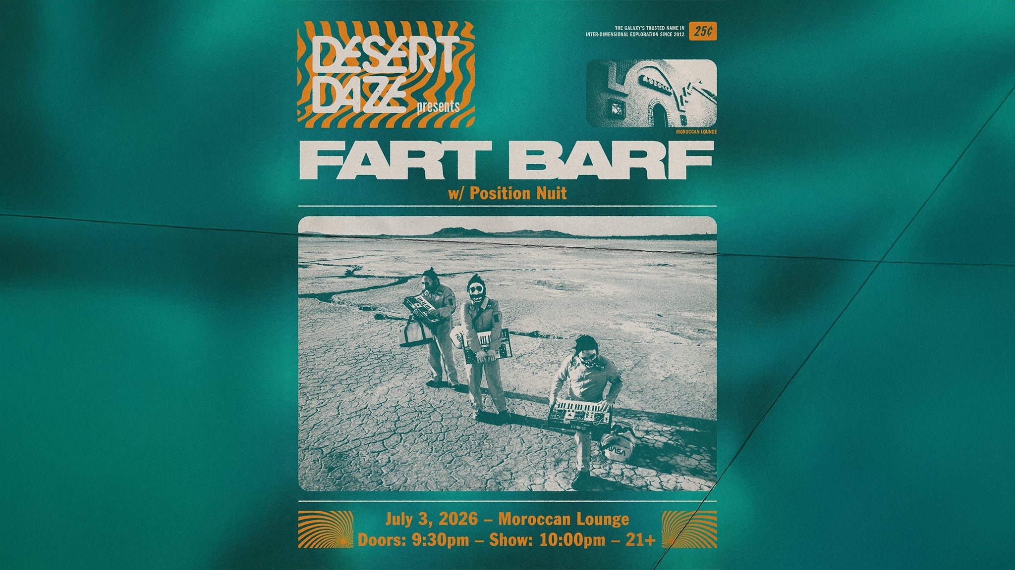 Desert Daze Presents: Fartbarf at The Moroccan Lounge – Los Angeles, CA