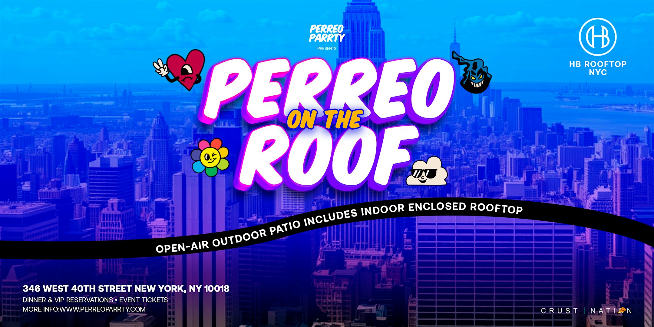 Perreo on the Roof – Latin & Reggaeton Rooftop Dance Party NYC at High Bar New York – New York, NY