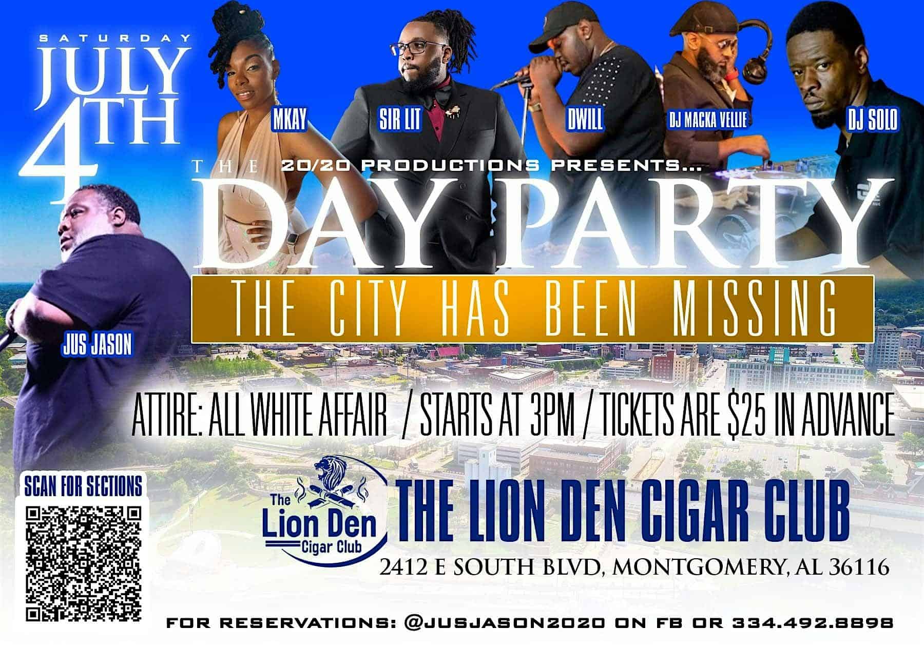 THE DAY PARTY THE CITY HAS BEEN MISSING at 2412 E South Blvd – Montgomery, AL