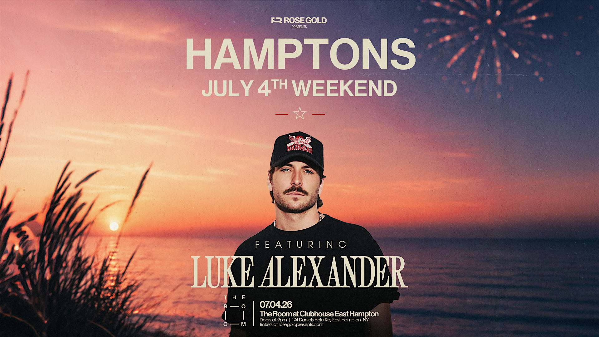 LUKE ALEXANDER at The Room at Clubhouse East Hampton – 7.4 at The Clubhouse – East Hampton, NY