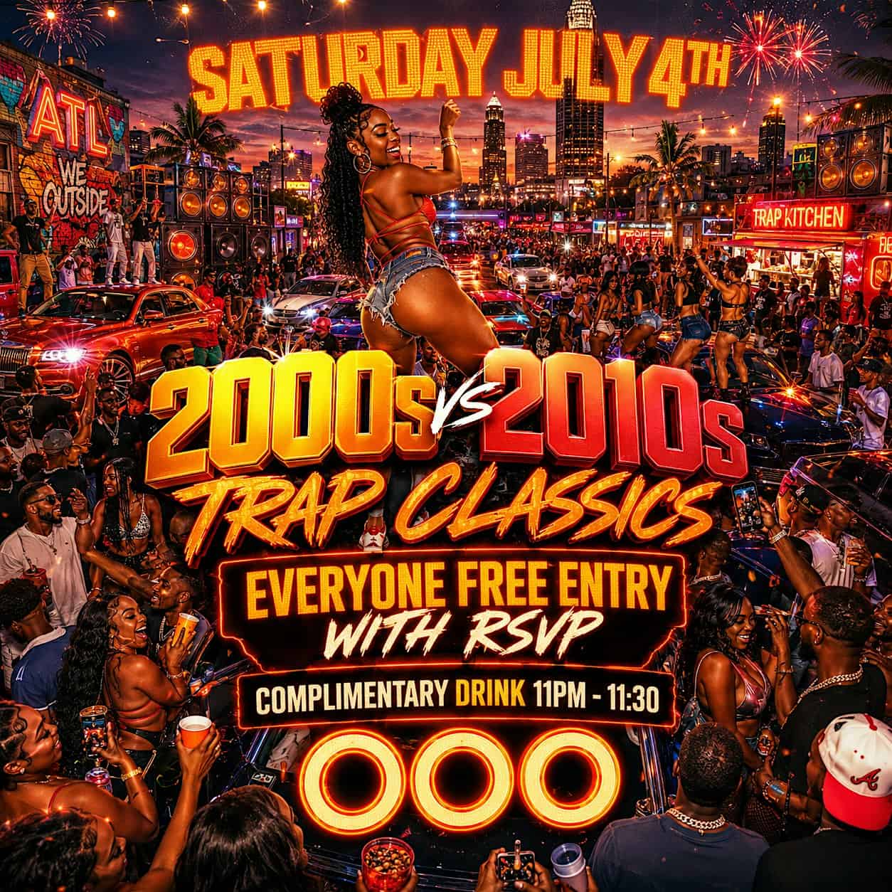 July 4th Trap Party NYC | 2000s vs 2010s Classics | Free Entry & Drink at OUT OF ORDINARY – New York, NY