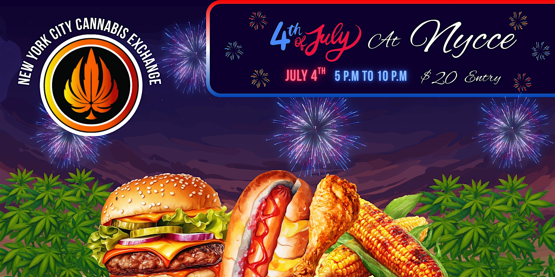 New York City Cannabis Exchange 4th Of July CookOut at 248-09 Jericho Tpke – Queens, NY