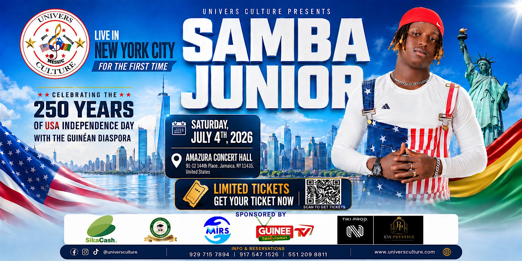 Samba Junior Live In NYC at Amazura – Queens, NY