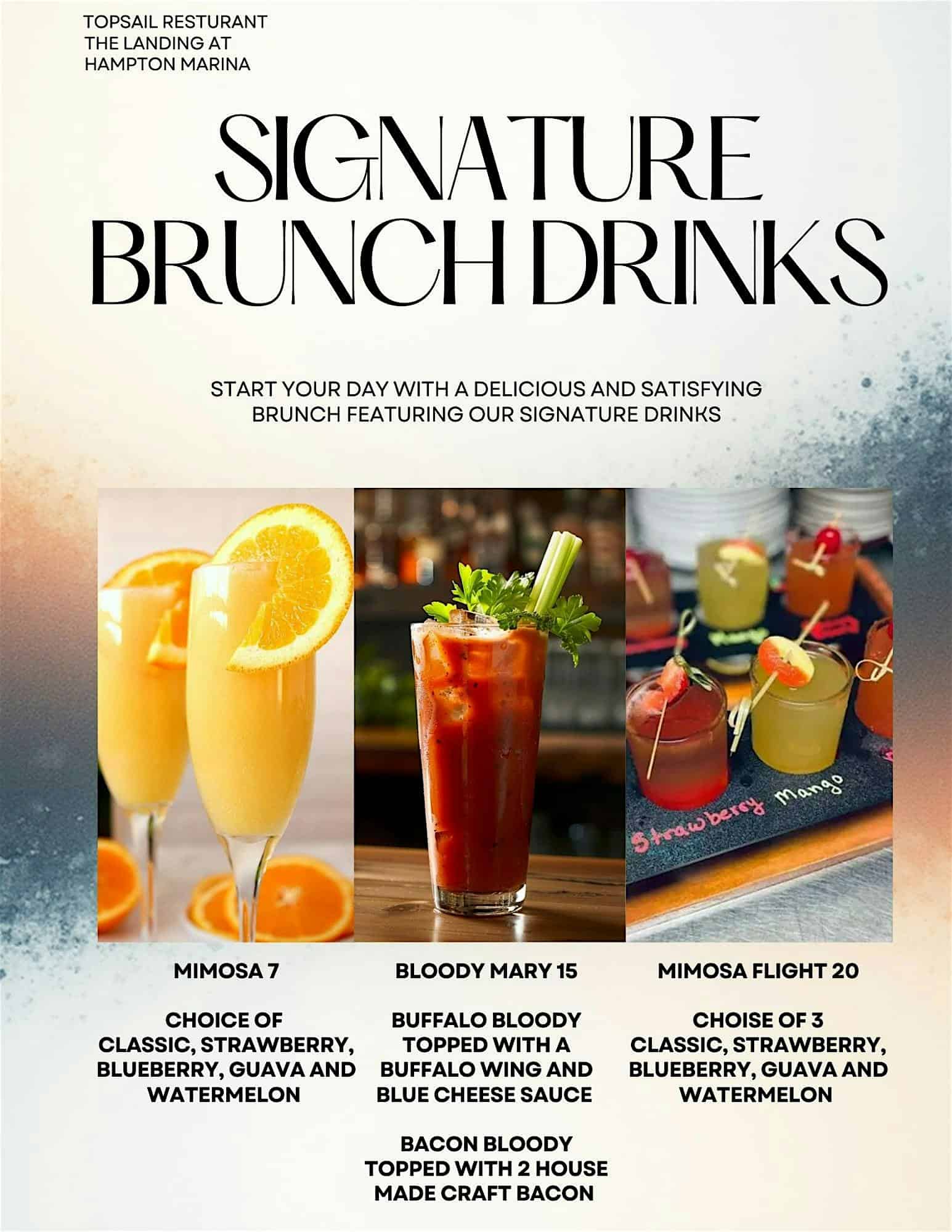 SUNDAY BRUNCH at The Landing at Hampton Marina, Tapestry Collection by Hilton – Hampton, VA
