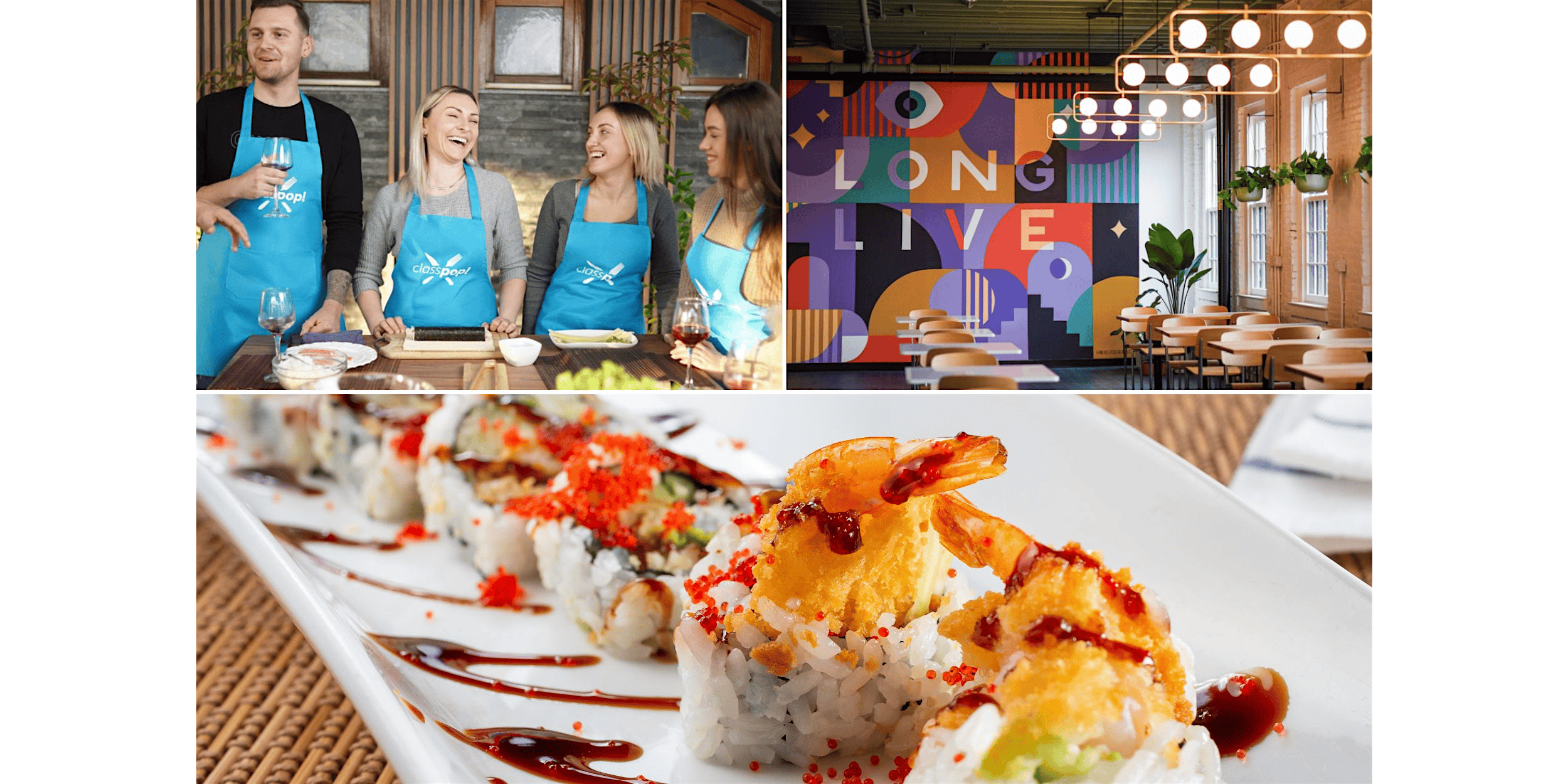 Make Epic Sushi Rolls With Chef Harold in Roxbury – Sushi Making Cooking Class in Boston | Classpop!™ at Long Live Beerworks – Boston, MA