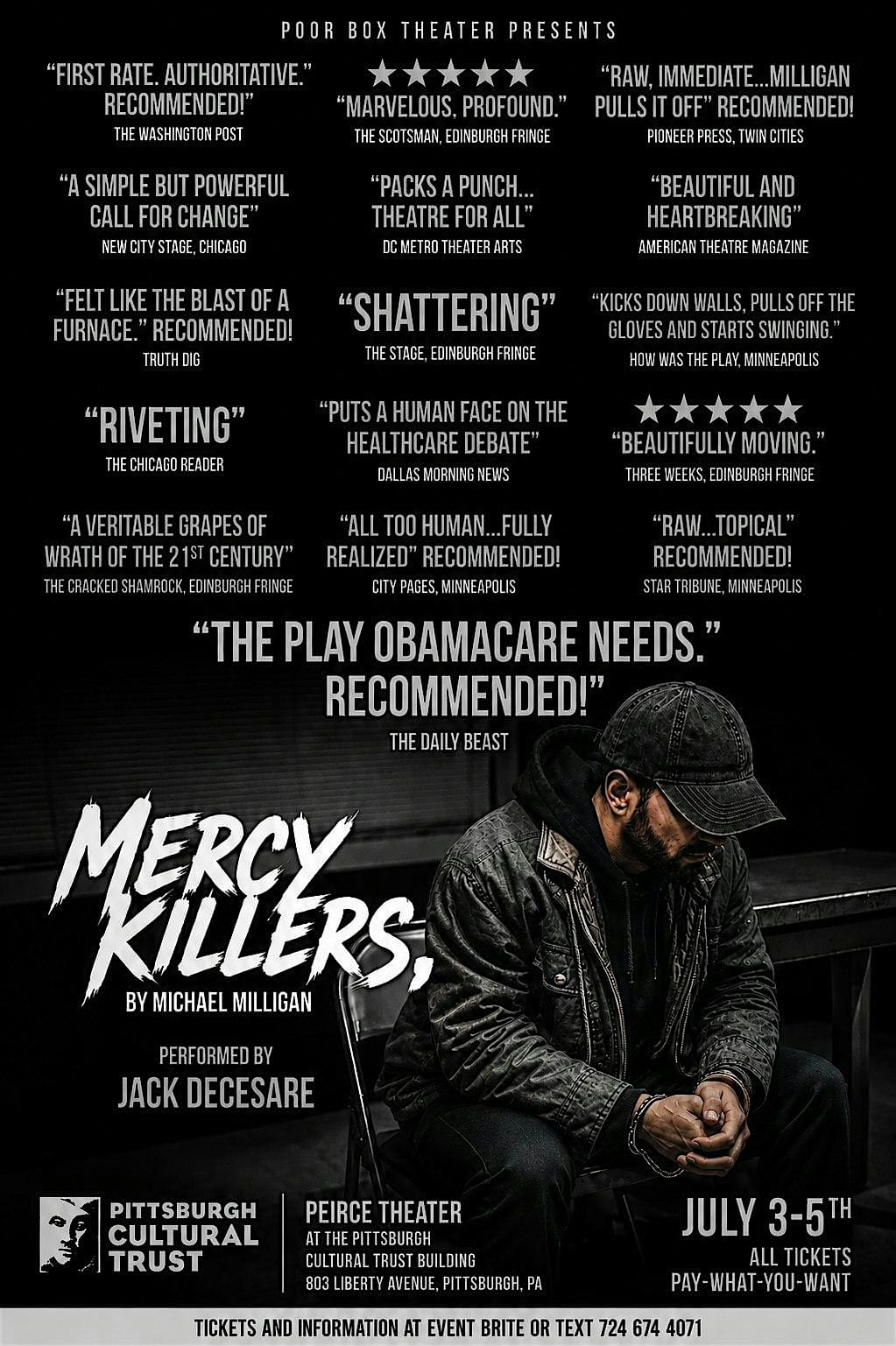 Mercy Killers at Peirce Theater – Pittsburgh, PA