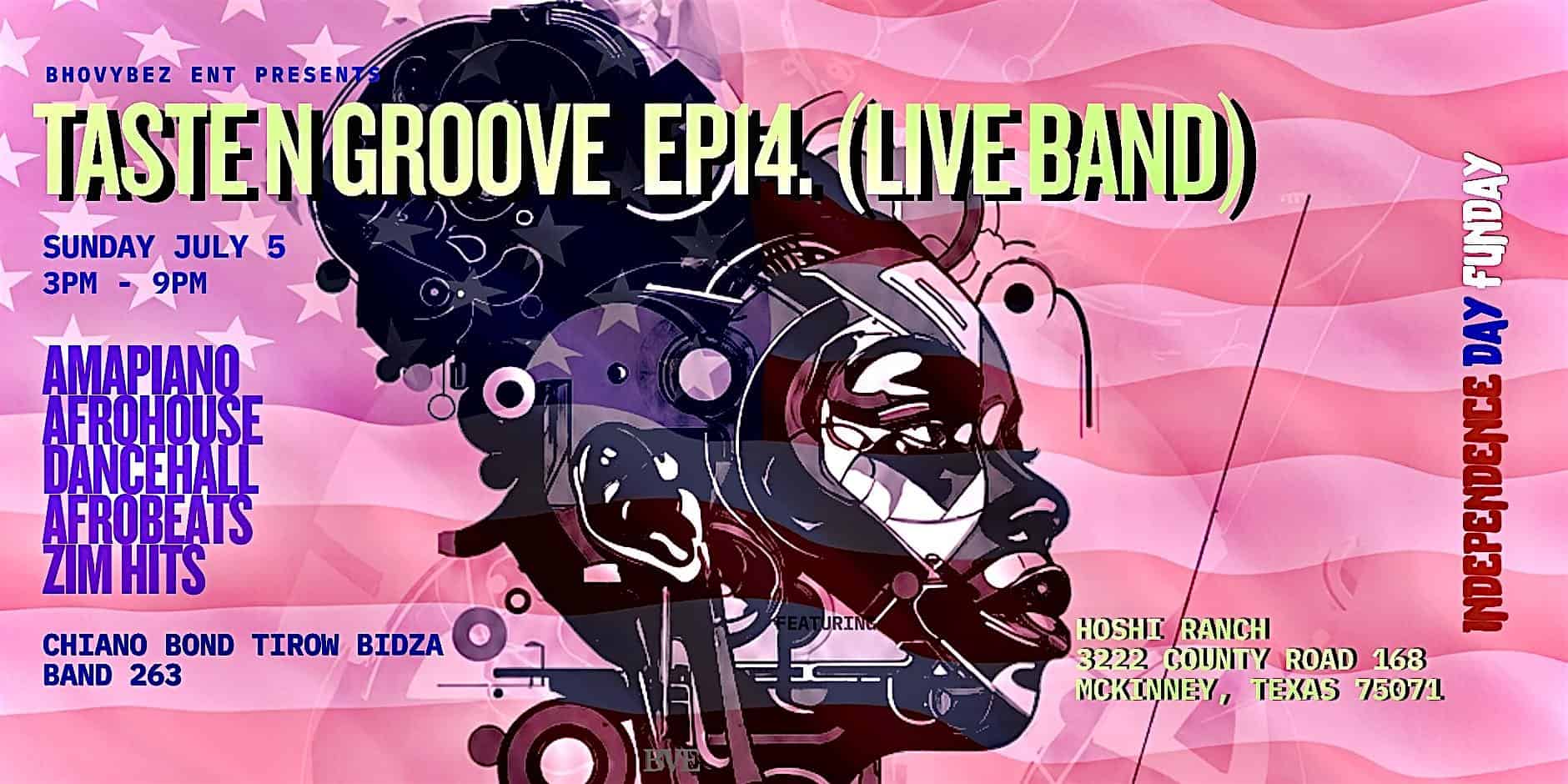 Taste N Groove ep14. Family Funday with Band 263 (live band) at Hoshi Ranch Japanese BBQ CoffeeHouse & Roastery – McKinney, TX
