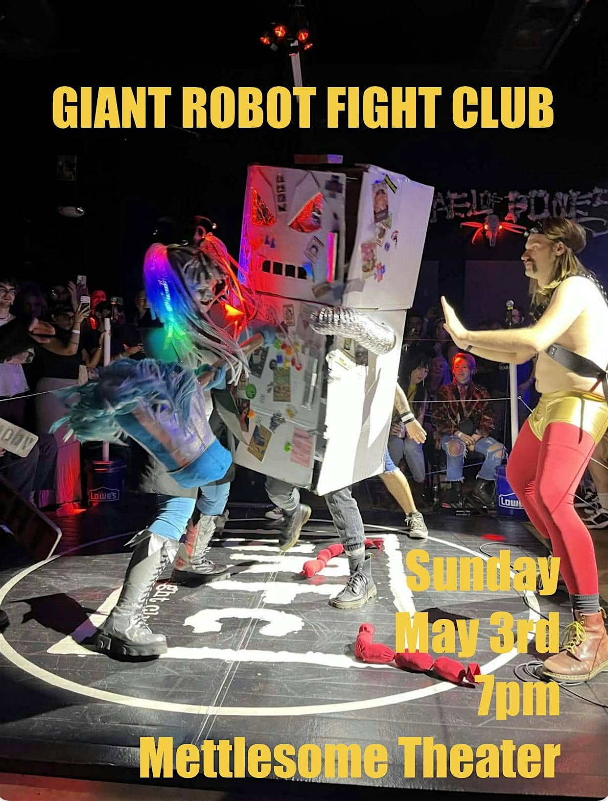 GIANT ROBOT FIGHT CLUB at Mettlesome at Golden Belt – Durham, NC